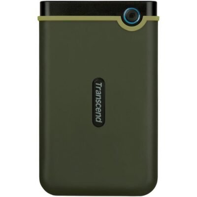 Transcend StoreJet 25M3 2TB USB 3.0 Portable Hard Drive - TS2TSJ25M3G - Military Green