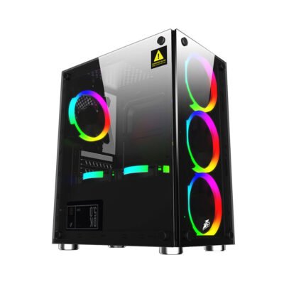 1st Player X2 M-ATX Black Gaming Case Without Fan