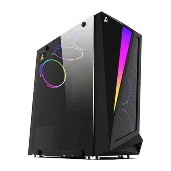 1st Player R5(ATX) Black Case With 3 G6-4 Pin Fans