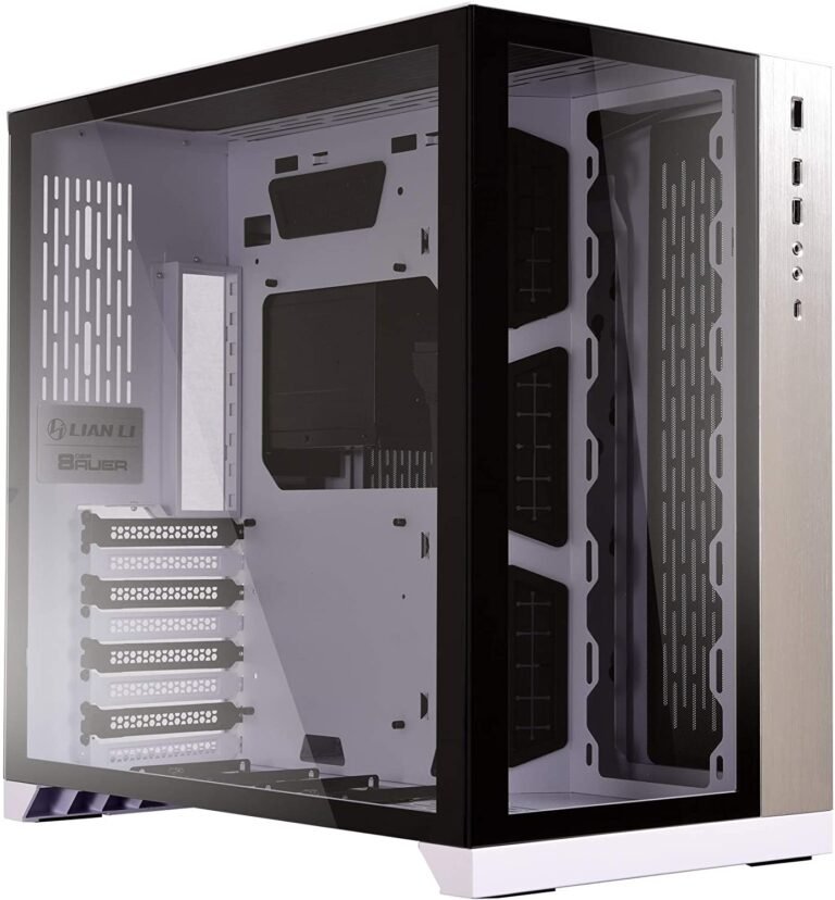 Lian Li PC-O11 Dynamic Mid-Tower PC Case with Front and Side Tempered Glass Panels (White) - Image 2