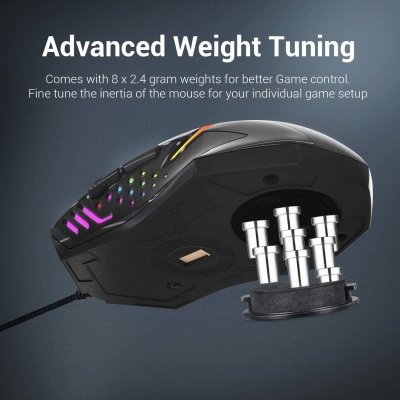 Redragon M601 RGB Gaming Mouse, M601-RGB, Centrophorus 2