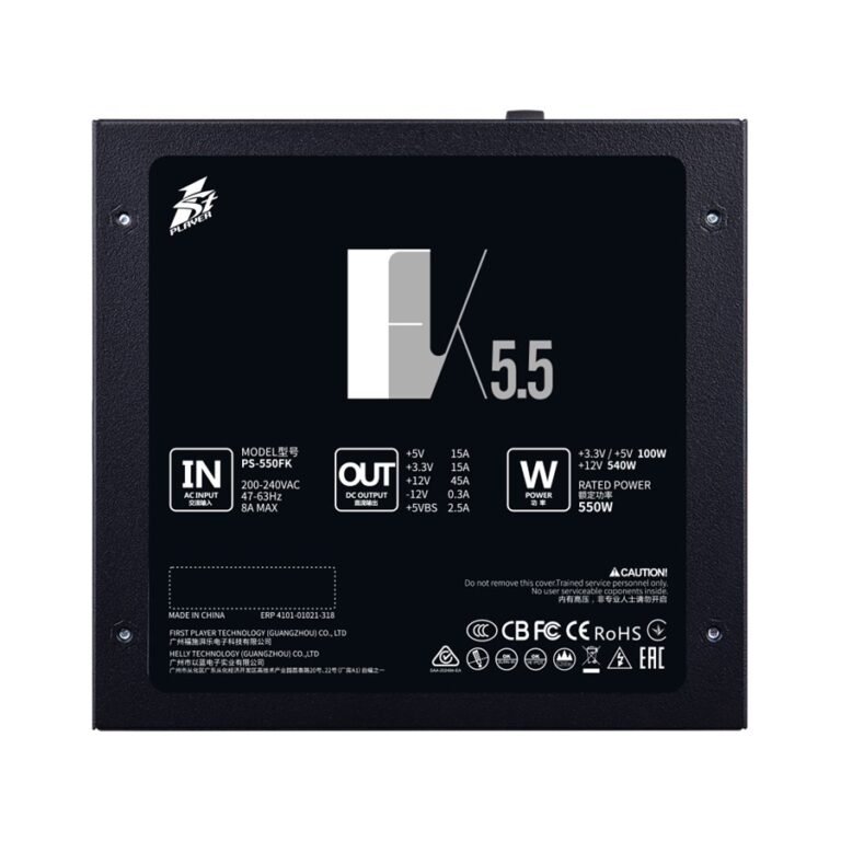 1st Player PS-550FK ( Non 80 Plus Non Modular ) Power Supply - Image 4