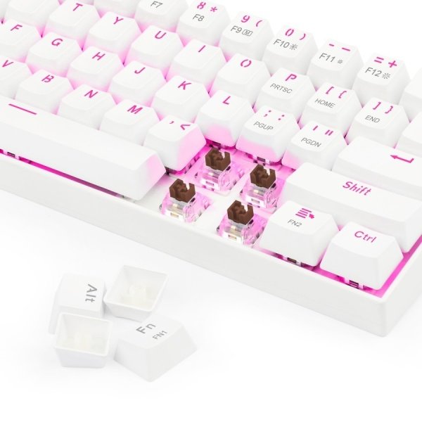 REDRAGON DRAGONBORN K630 WHITE MECHANICAL GAMING KEYBOARD - Image 3