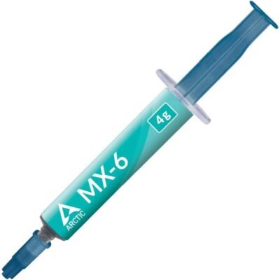 ARCTIC MX-6 (4g) - Ultimate Performance Thermal Paste for CPU, Consoles, Graphics Cards, Laptops, Very High Thermal Conductivity, Long Durability, Non-Conductive