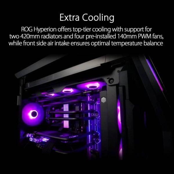 Asus Rog Hyperion GR701 Full-Tower E-ATX Case - Black - Image 4