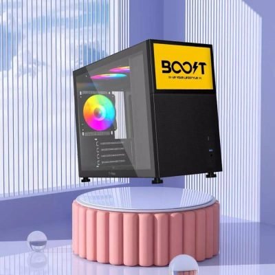 Boost T-Rex LED Mini-Tower microATX Case - Free Delivery