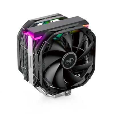 DeepCool AS500 PLUS Single Tower ARGB Top CPU Cooler | Black