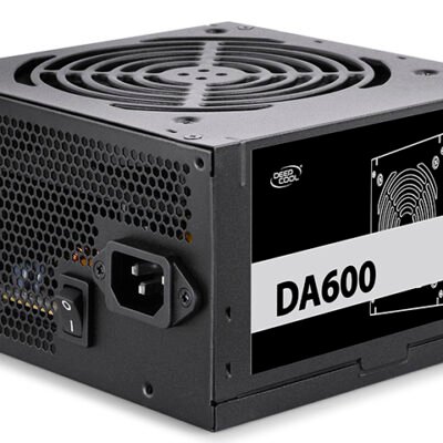 DEEPCOOL DA600 80 Plus Bronze certified 600W Power Supply - 140mm PWM Silent Fan | DP-BZ-DA600N