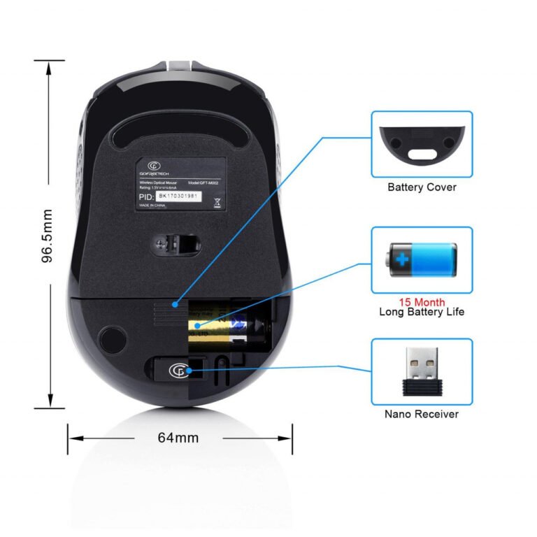 GOFREETECH GFT-M003 WIRELESS MOUSE - Image 3