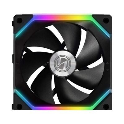 Lian Li UNI Fan SL120 Single Pack Black Without Controller (ARGB 120mm LED PWM Daisy-Chain) 12UF1B