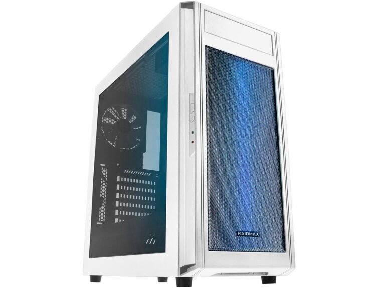 RAIDMAX ALPHA PRIME WHITE RGB GAMING CASE