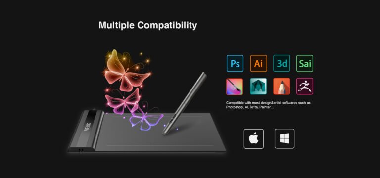 VEIKK S640 Digital Drawing Graphic Pen Tablet 6×4 Inch Active Area 8192 Pressure Sensitivity - Image 3