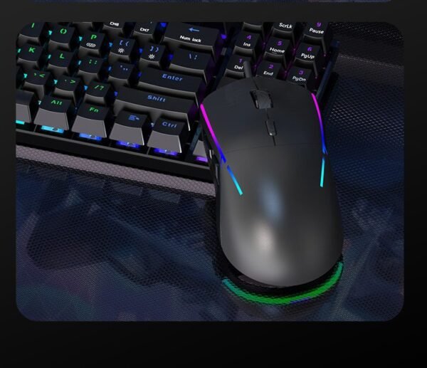 ZIDLI M82 RGB 6D Gaming Mouse – 16000 DPI | Black - Image 2