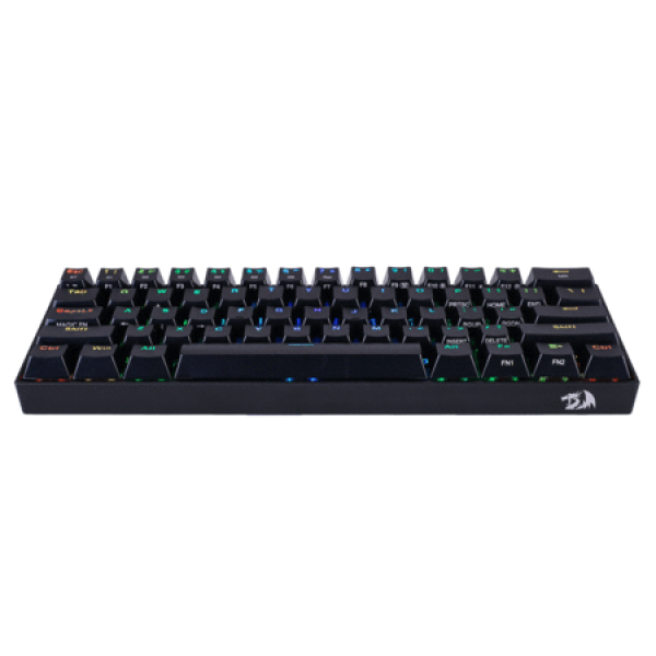 K530 Draconic 60% Compact RGB Mechanical Keyboard, 61 Keys Tenkeyless Designed 5.0 Bluetooth Gaming Keyboard with Tactile Brown Switches and 16.8 Million RGB Lighting for PC, Tablet, Cell Phone – Redragon - Image 3