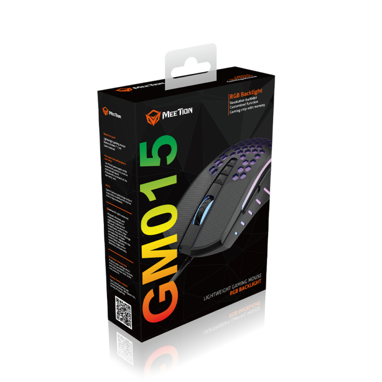 Meetion Honycomb GM015 RGB Wired Gaming Mouse - Image 5