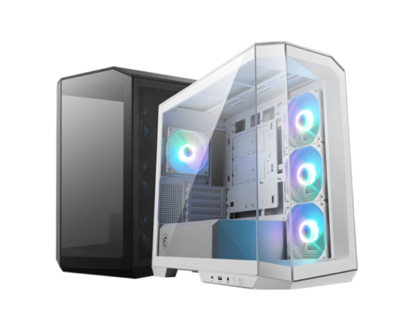 MSI MAG PANO M100R PZ / WHITE WITH 4 ARGB FANS