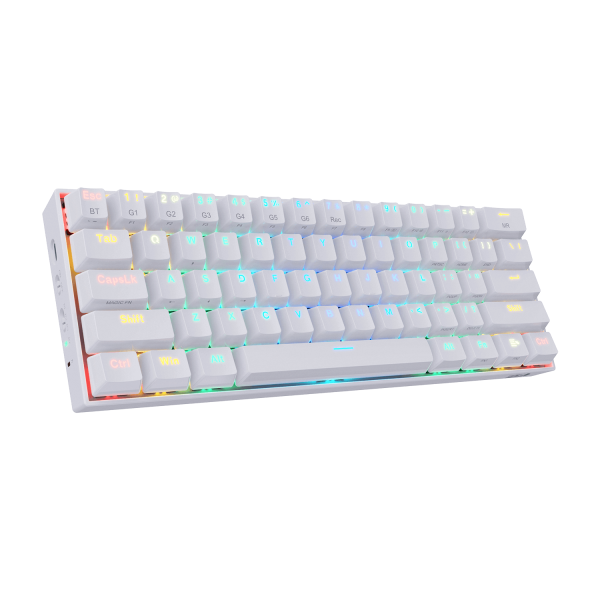 Redragon K530-W Draconic 60% Compact RGB Wireless Mechanical Keyboard, 61 Keys TKL Designed 5.0 Bluetooth Gaming Keyboard - Image 2