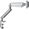 AndaSeat Stealth Pro II Ergonomic Single Monitor Arm - Silver White