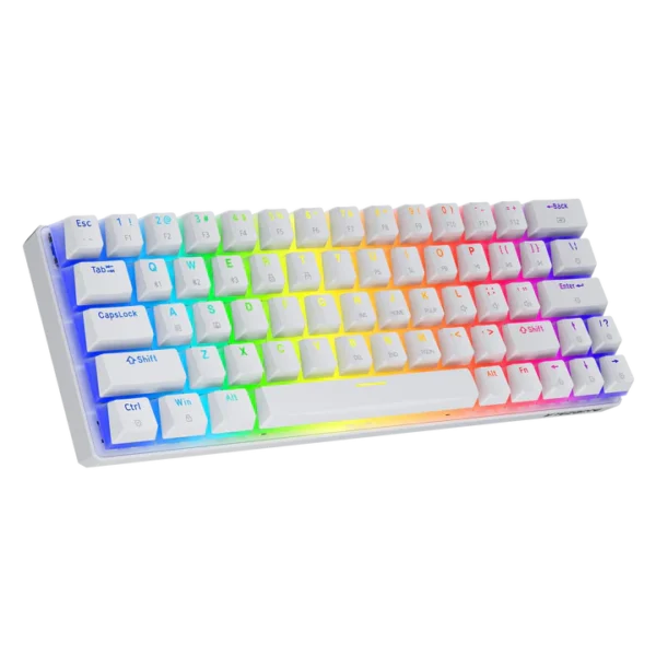 Tezarre TK63 Pro Wireless Keyboard Bluetooth/2.4G/USB Wired 60% Mechanical Gaming Keyboard